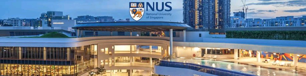 The National University of Singapore campus at dusk